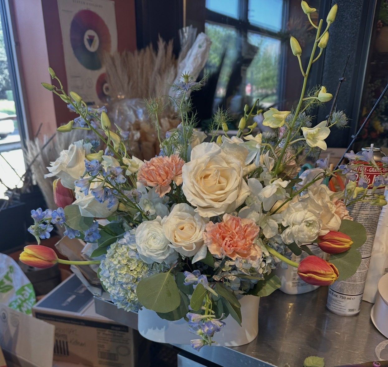 Wedding florals by Well House Floral and Design