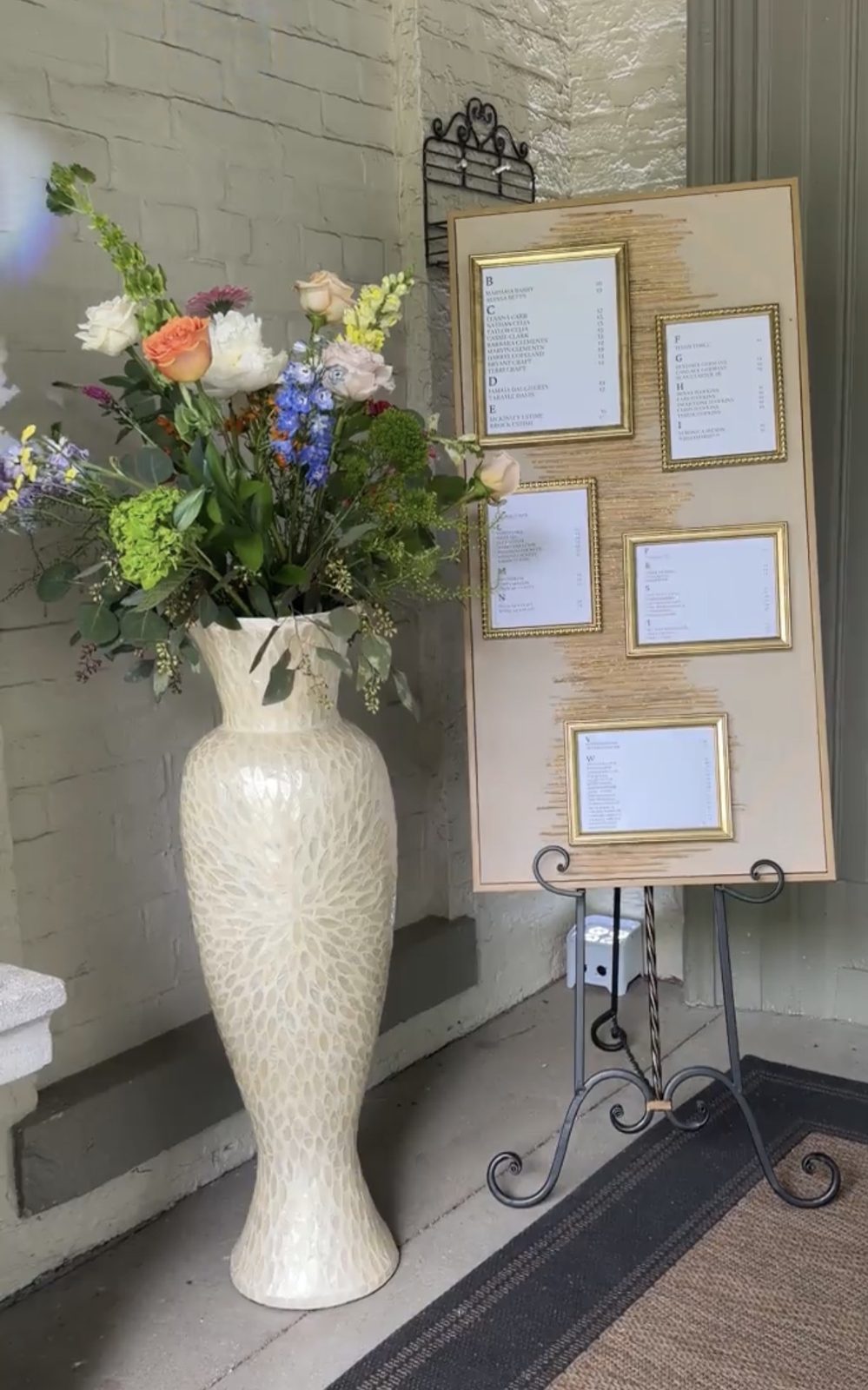 Wedding florals by Well House Floral and Design