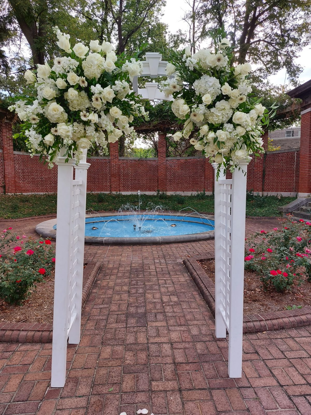 Wedding florals by Well House Floral and Design