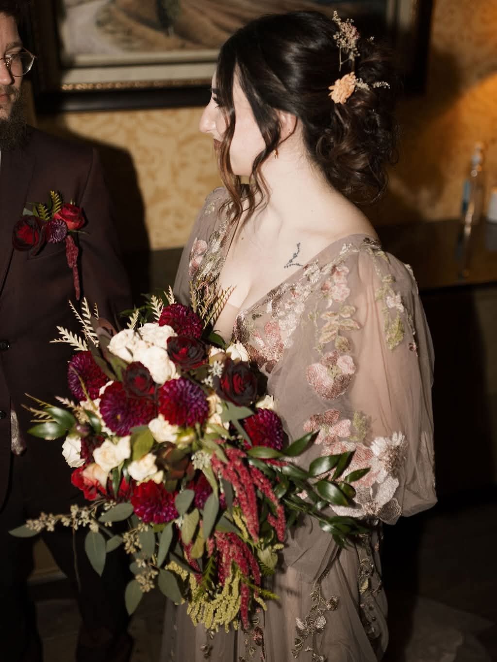Wedding florals by Well House Floral and Design