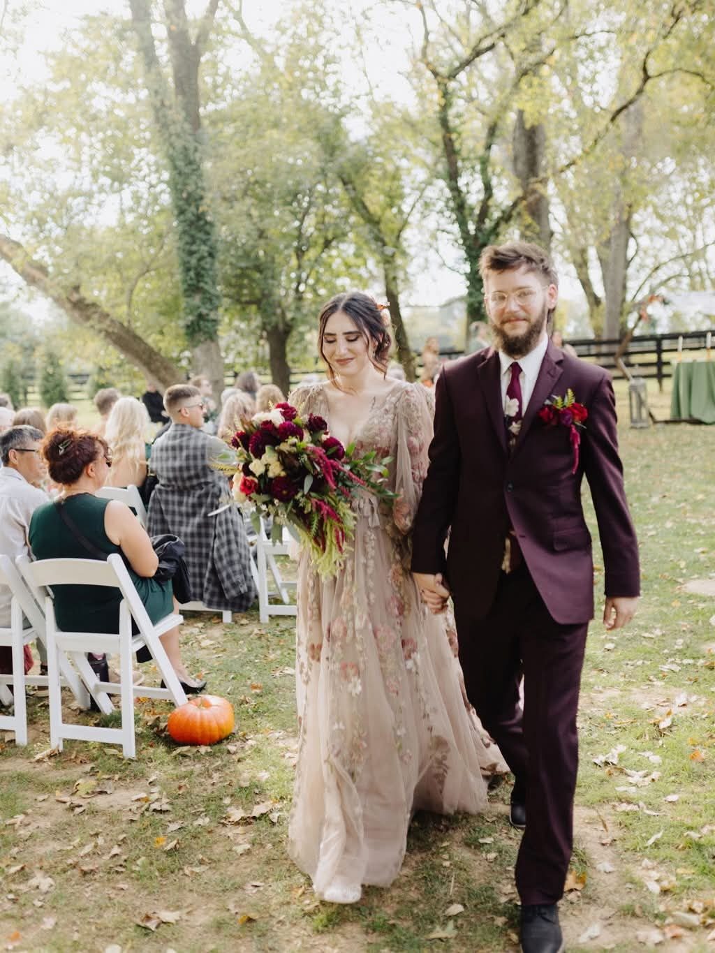Wedding florals by Well House Floral and Design